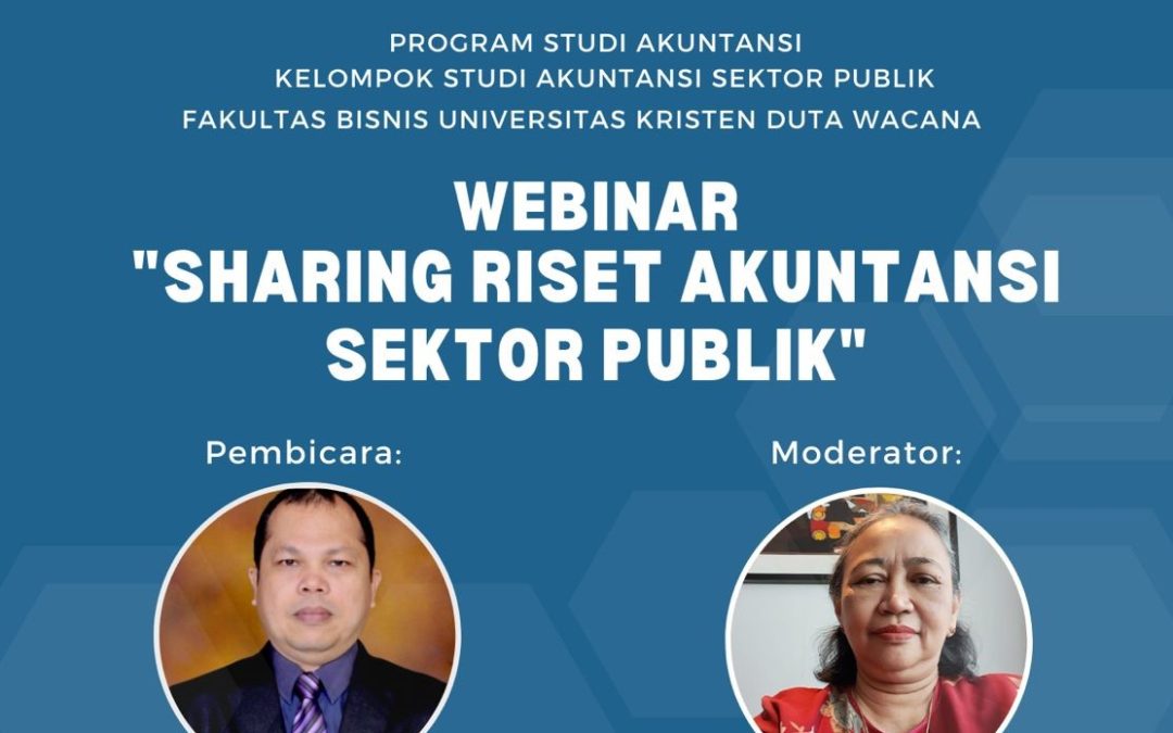 WEBINAR “SHARING RISET AKUNTANSI SEKTOR PUBLIK”