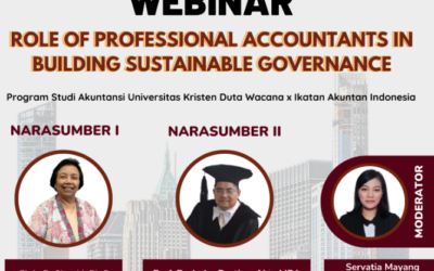 Webinar UKDW x IAI “Role of Professional Accountants in Building Sustainable Governance”