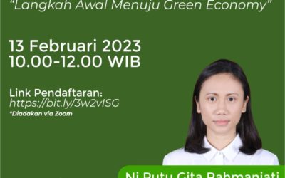 Public Sharing #1 ESG Index Environmental Social Governance “Langkah Awal Menuju Green Economy”