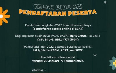 Pendaftaran Peserta P3DM Telah Dibuka